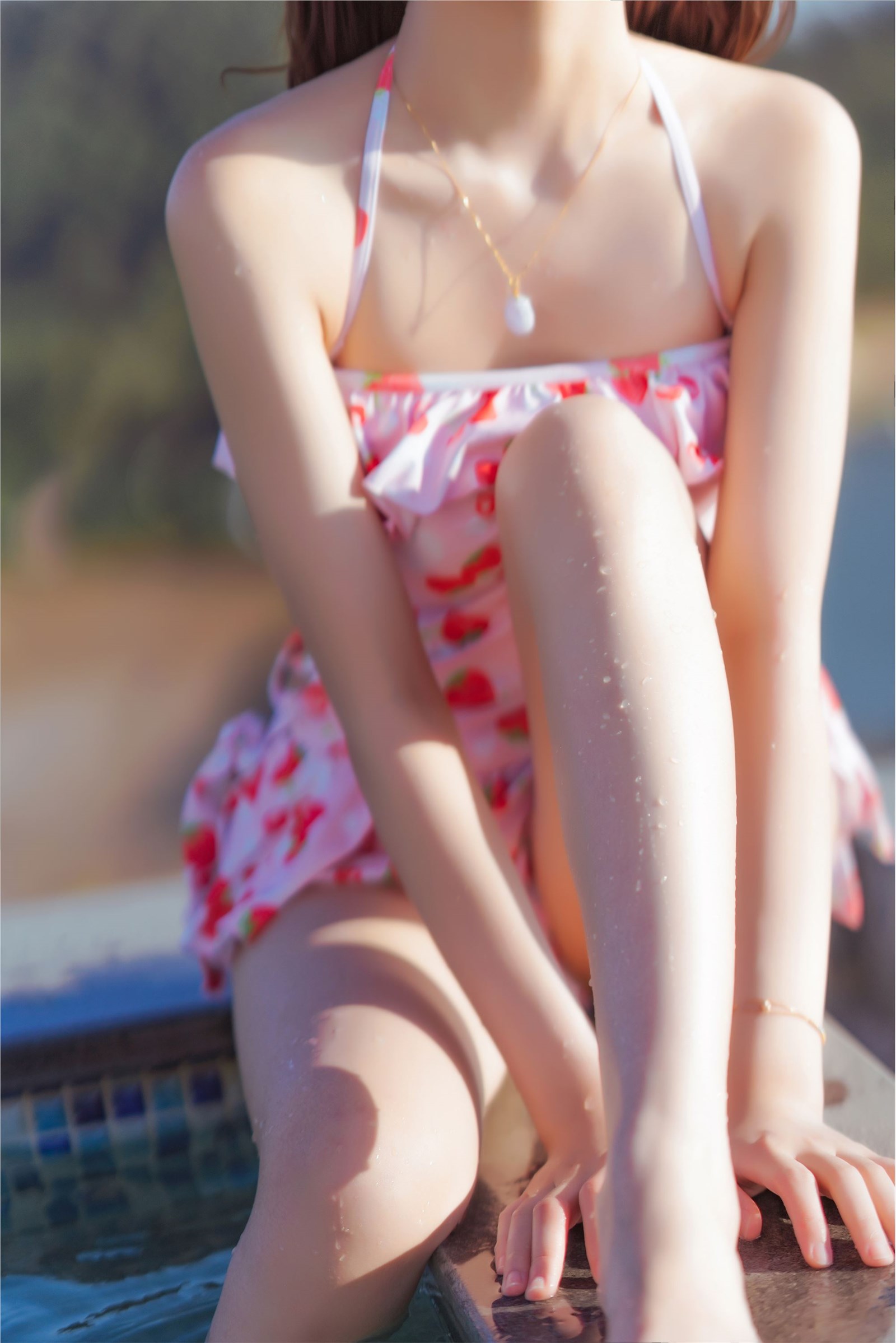 桜 Peach Meow Strawberry Swimsuit(13)